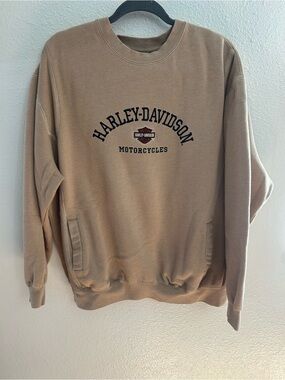Harley Davidson Embroidered North Carolina Crewneck Sweatshirt Mens L
